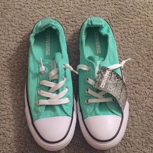 NWT Converse All Star in Mint Green, Size 8